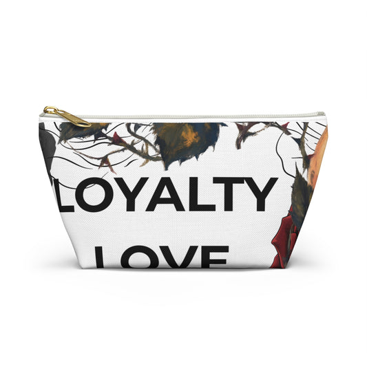 Loyalty Love Rose Floral Accessory Pouch