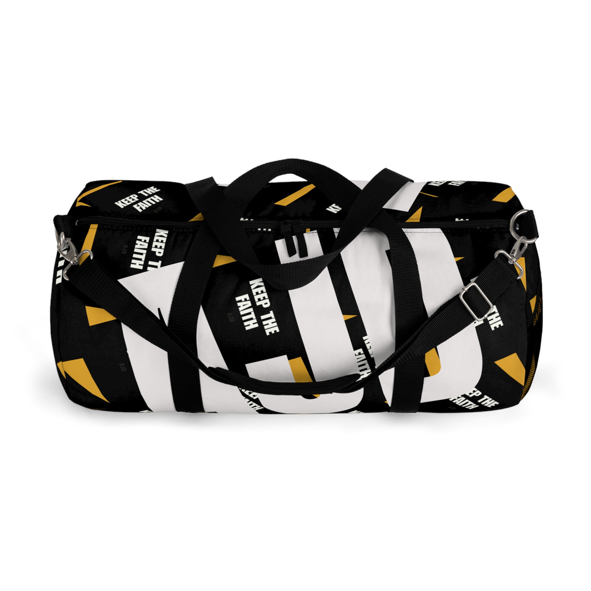 AJD Built Different Typography Duffel Bag