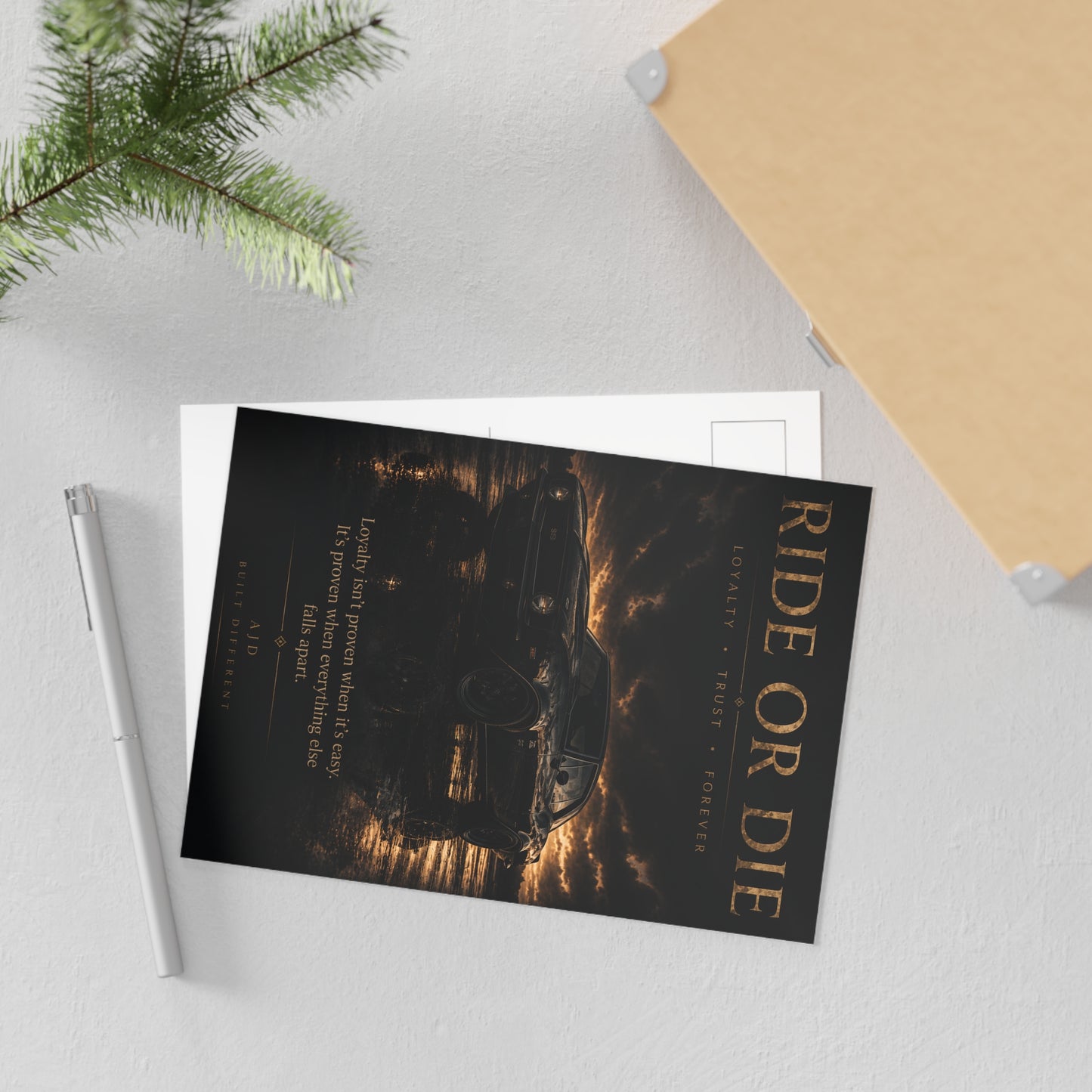 Ride or Die Postcard