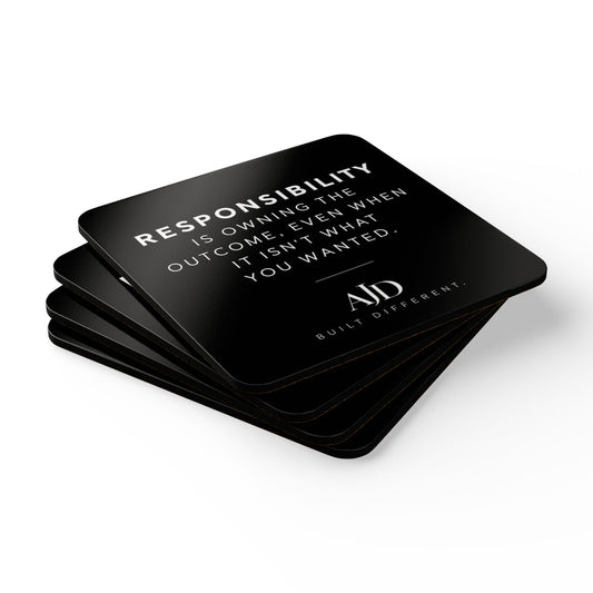 Four-Piece Owning the Outcome Coaster Set