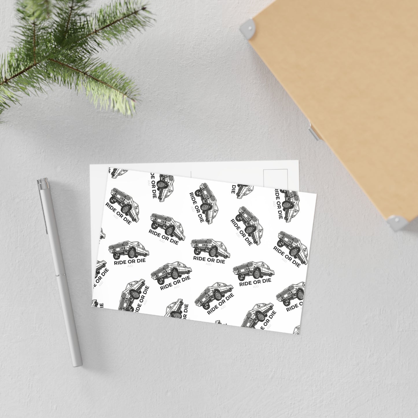 Ride or Die Postcard