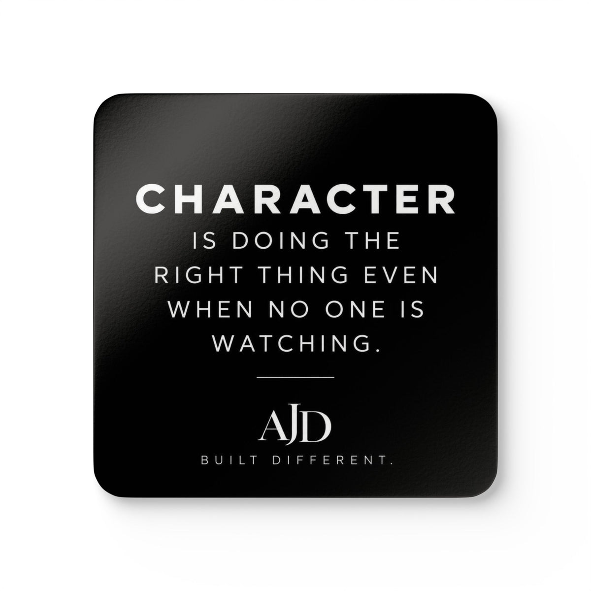 Four-Piece Doing the Right Thing Coaster Set