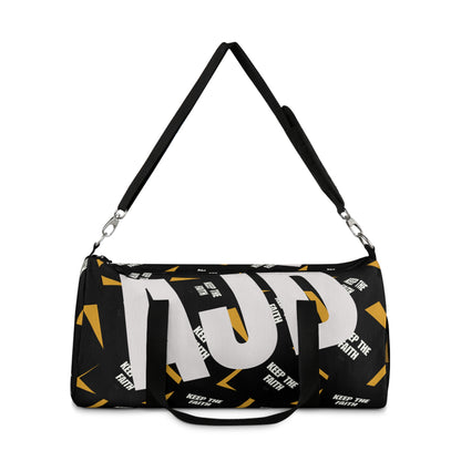 AJD Built Different Typography Duffel Bag