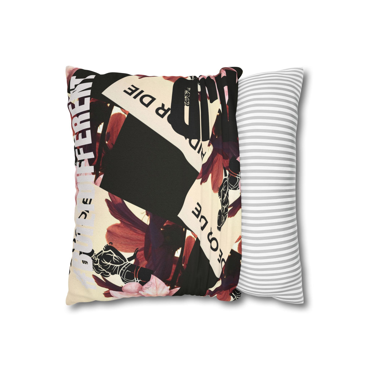 Ride or Die Long-Distance Love Square Pillowcase