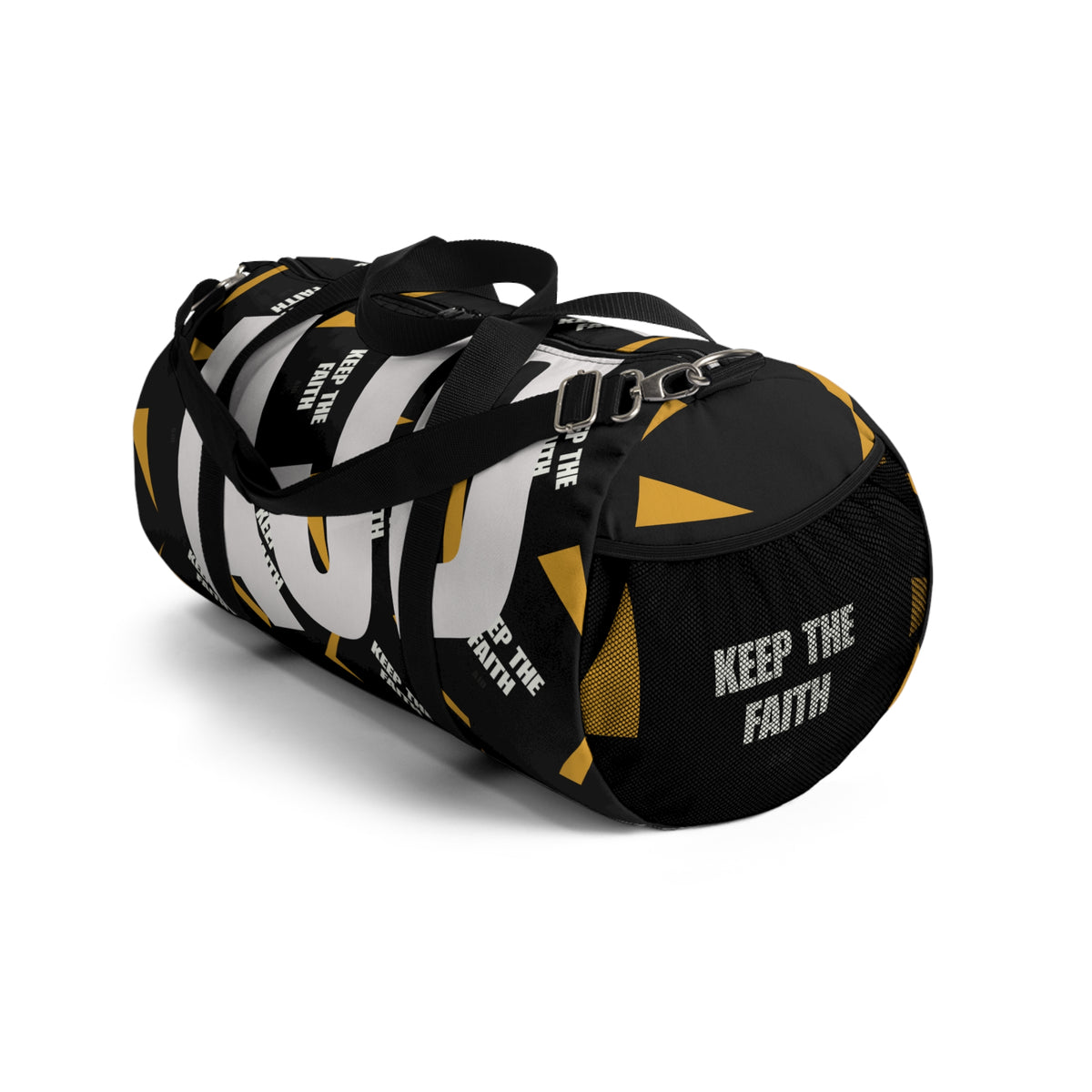 AJD Built Different Typography Duffel Bag