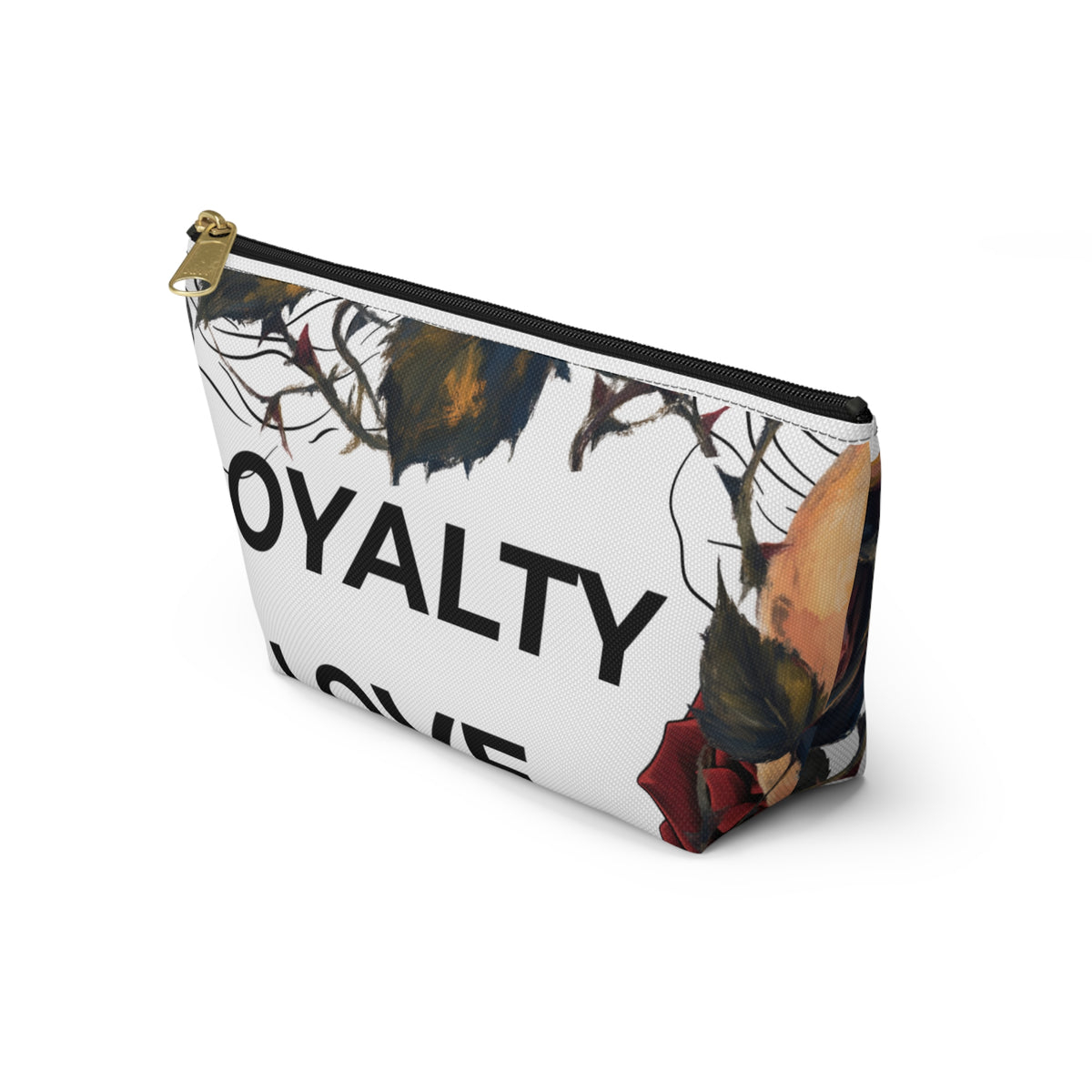 Loyalty Love Rose Floral Accessory Pouch