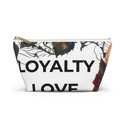 Loyalty Love Rose Floral Accessory Pouch