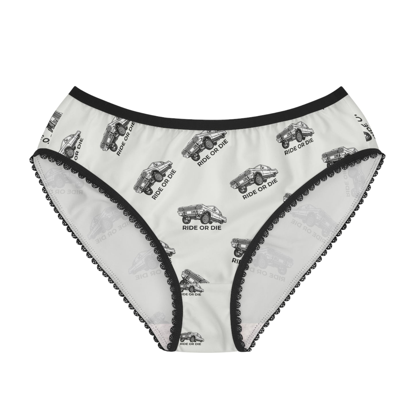 Ride or Die - Lace Trim Briefs