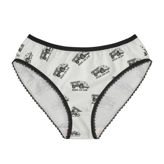 Ride or Die - Lace Trim Briefs