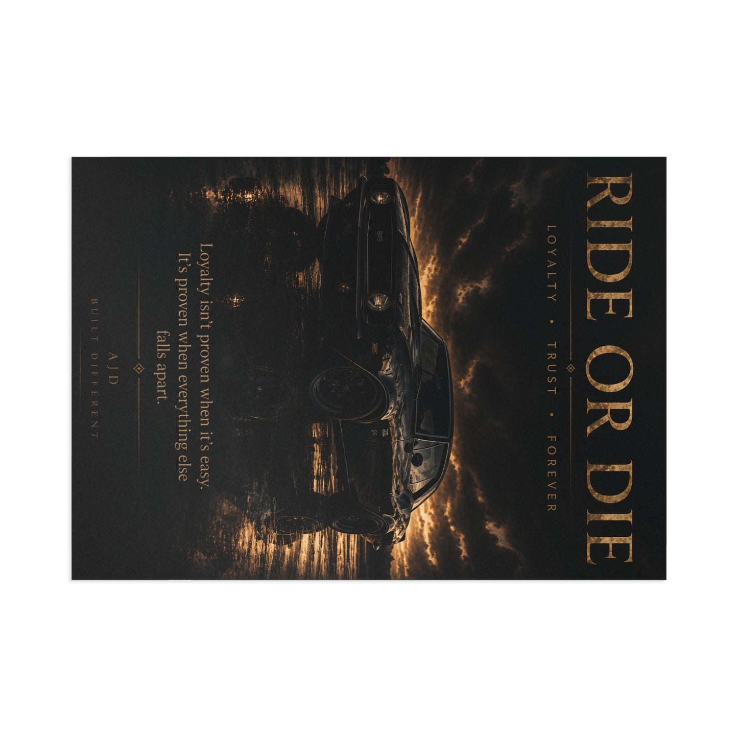 Ride or Die Postcard
