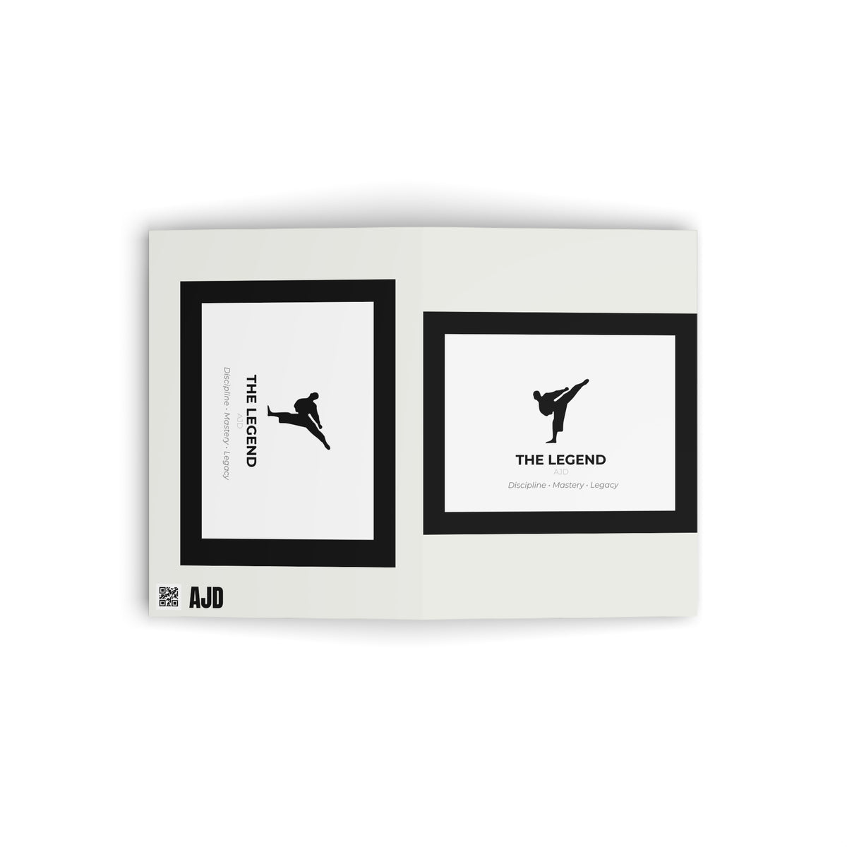 2-in-1 The Legend Inspirational Greeting Card & Postcard