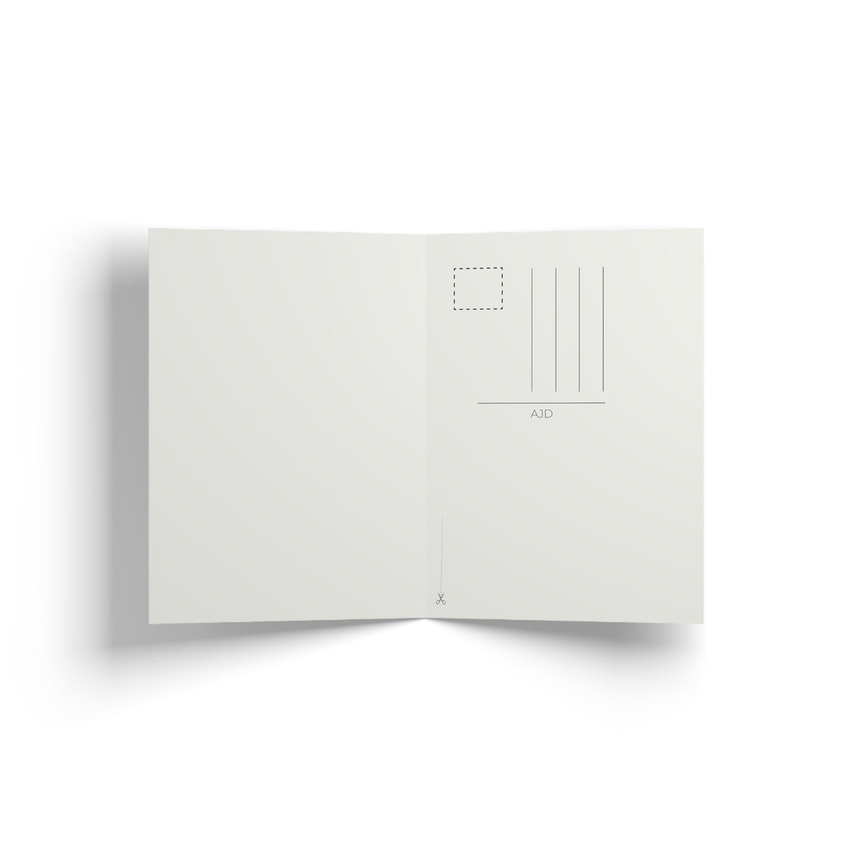 2-in-1 The Champ Motivation Greeting Card & Postcard