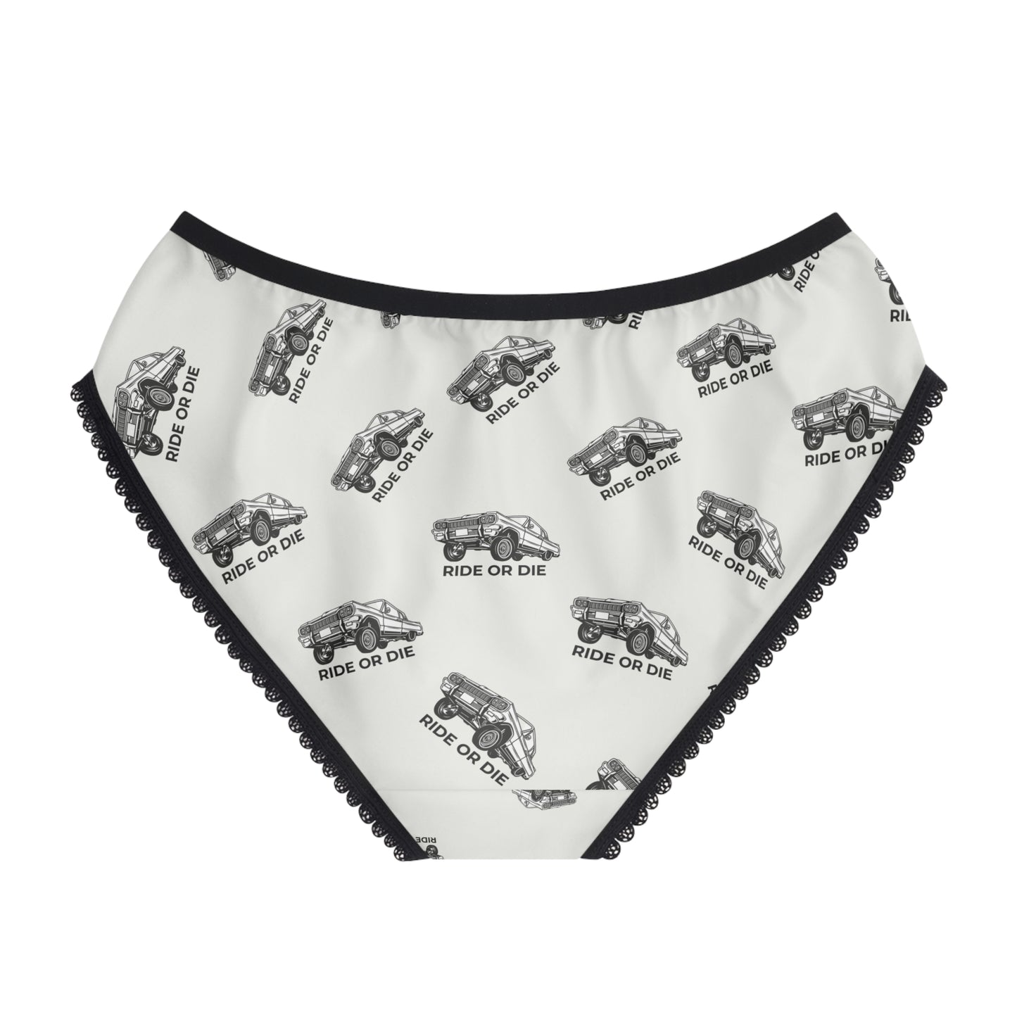Ride or Die - Lace Trim Briefs