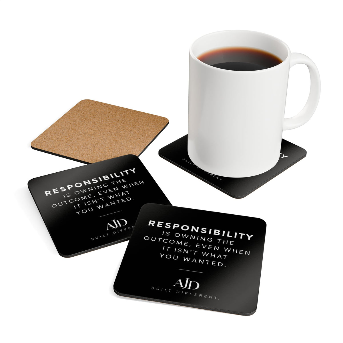 Four-Piece Owning the Outcome Coaster Set