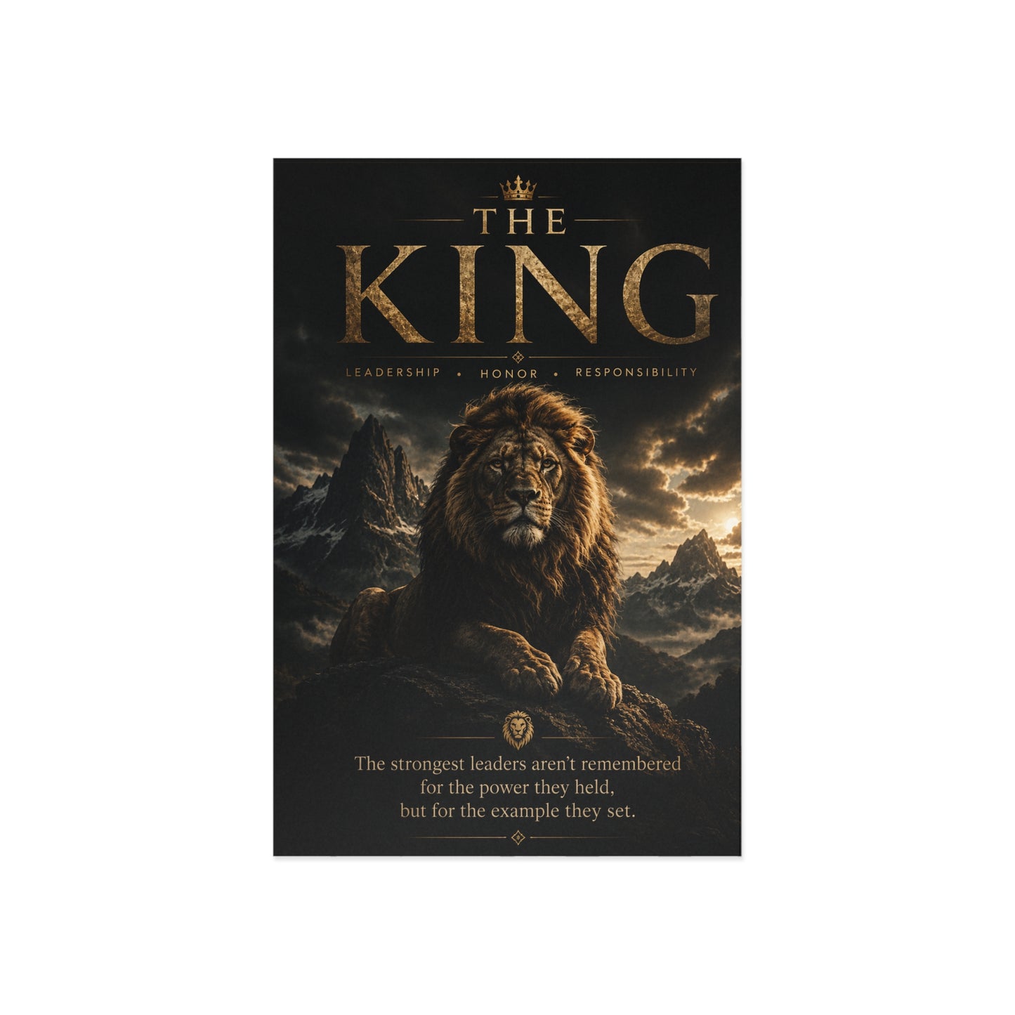 The King Postcard