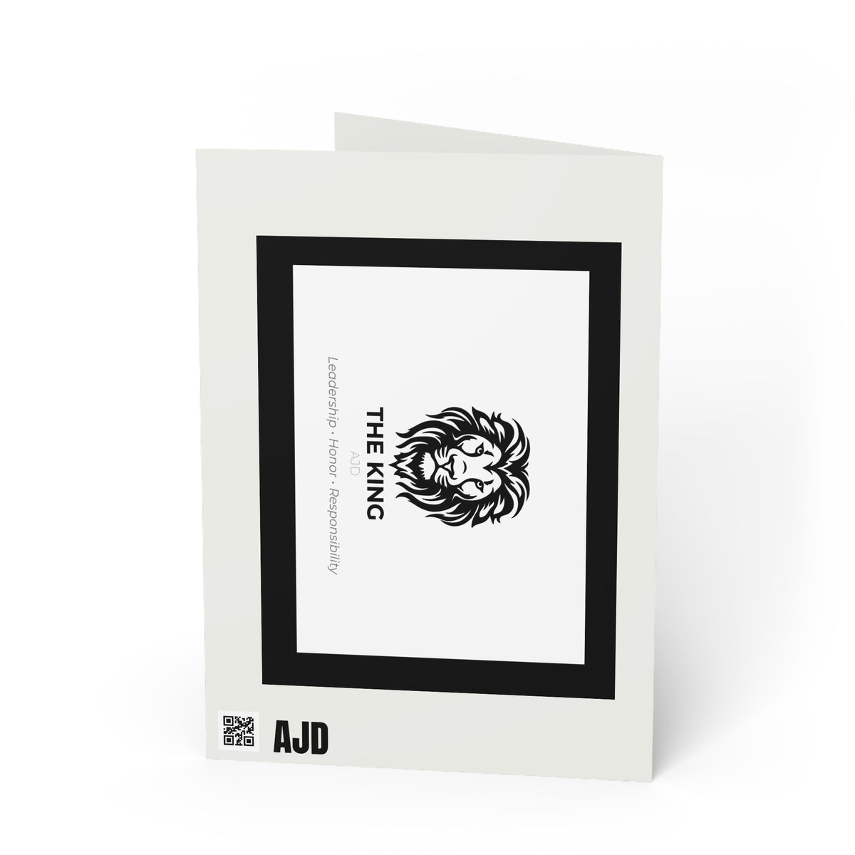 The King Lion Leadership Greeting Card