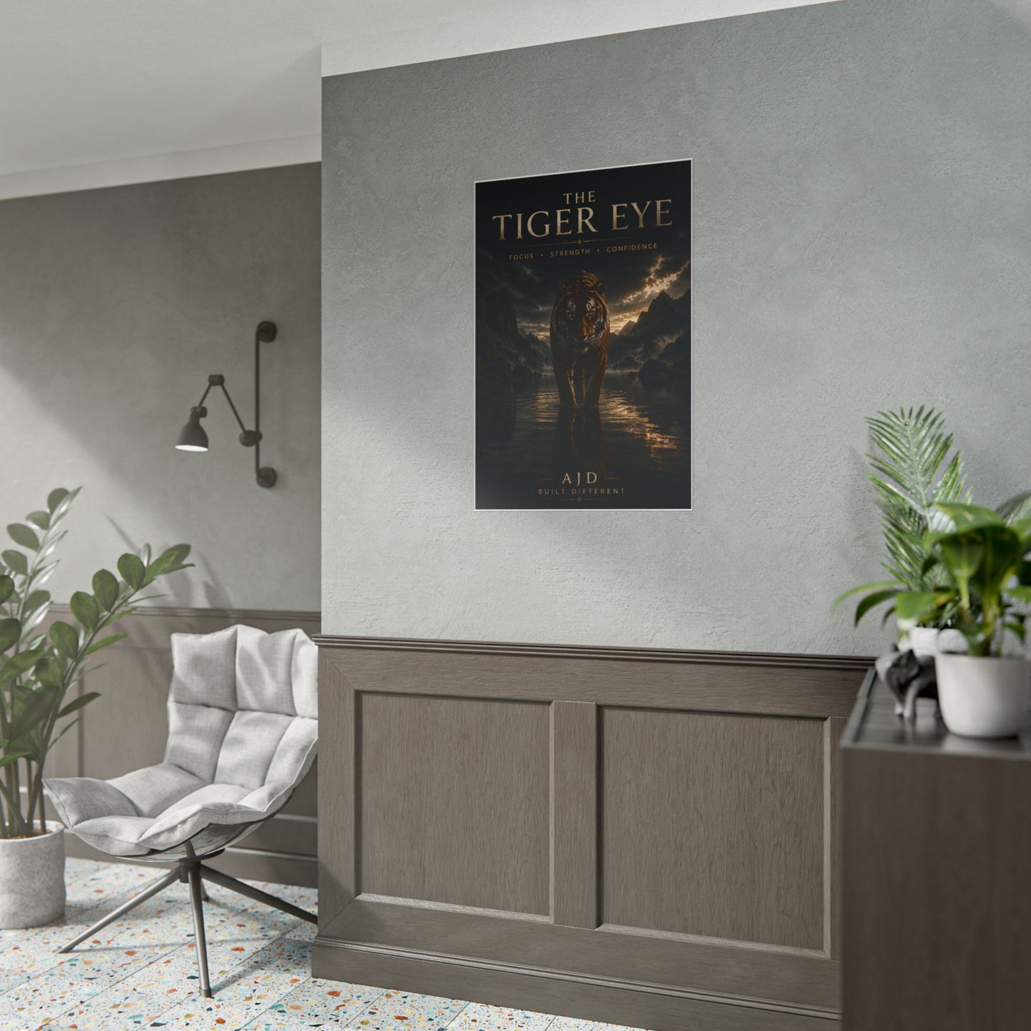 Tiger Eye Poster