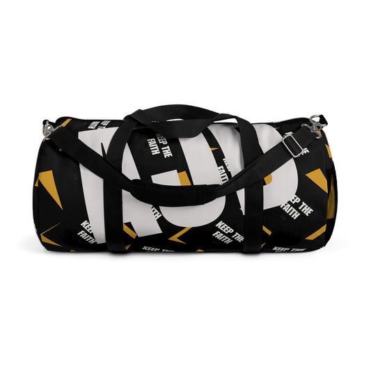 AJD Built Different Typography Duffel Bag