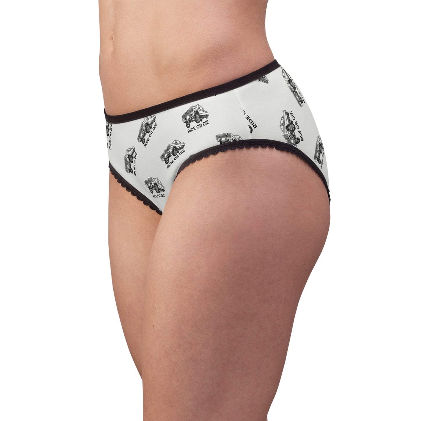 Ride or Die - Lace Trim Briefs