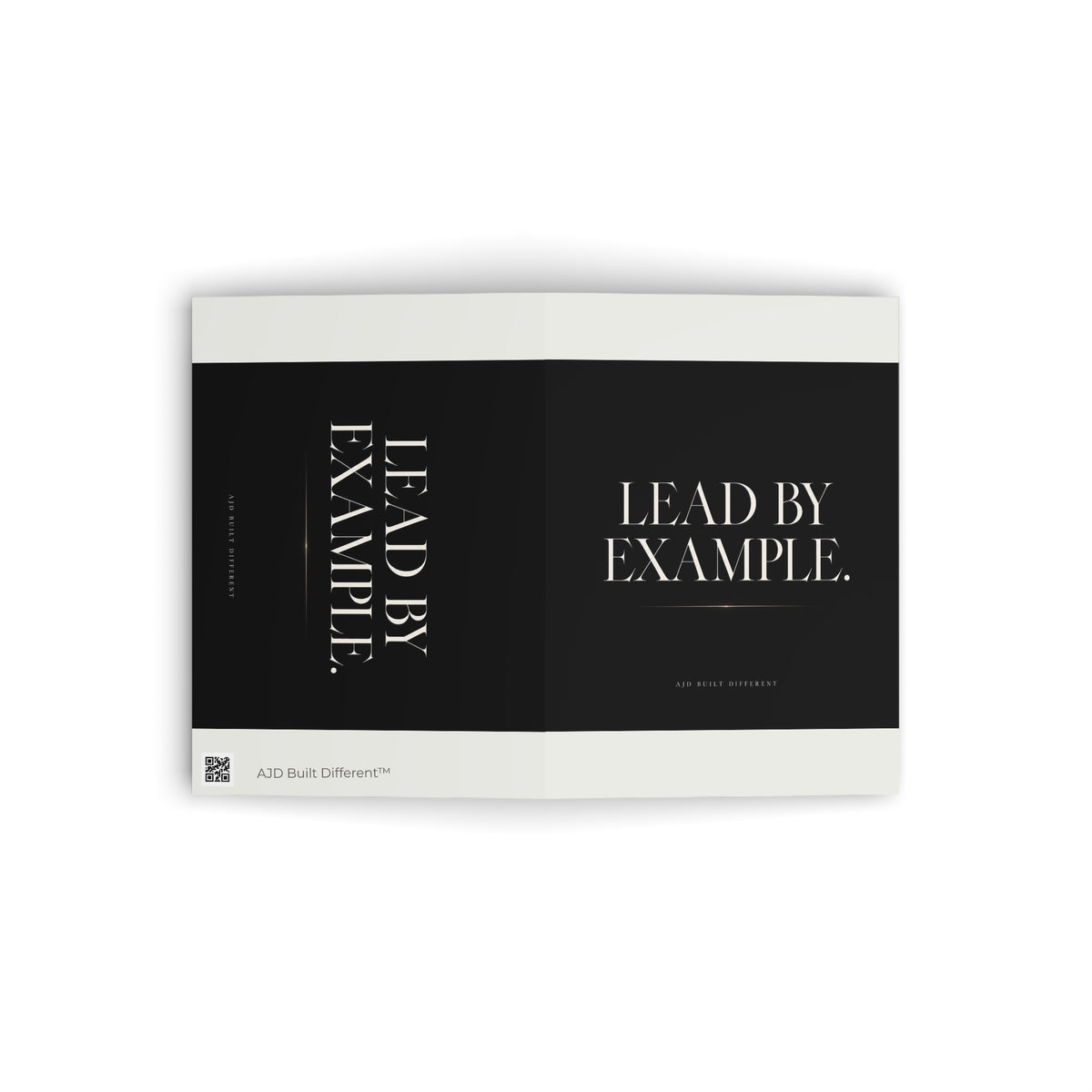 2-in-1 Lead by Example Greeting Card & Postcard