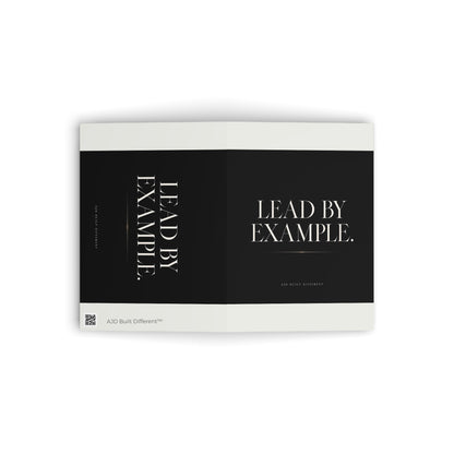 2-in-1 Lead by Example Greeting Card & Postcard