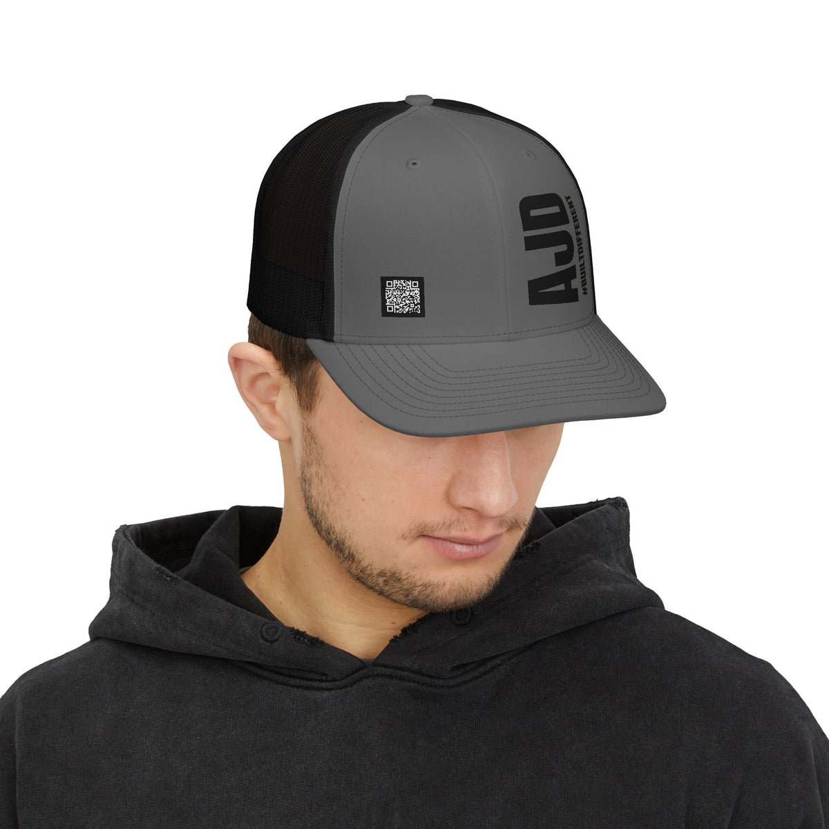 AJD Built Different Snapback Trucker Cap