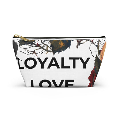 Loyalty Love Rose Floral Accessory Pouch