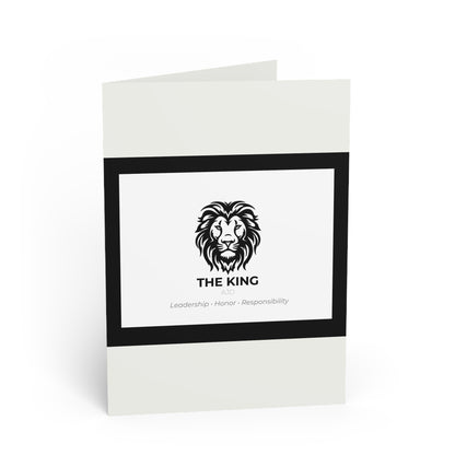 The King Lion Leadership Greeting Card