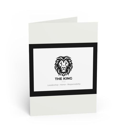 The King Lion Leadership Greeting Card