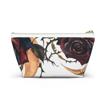Loyalty Love Rose Floral Accessory Pouch