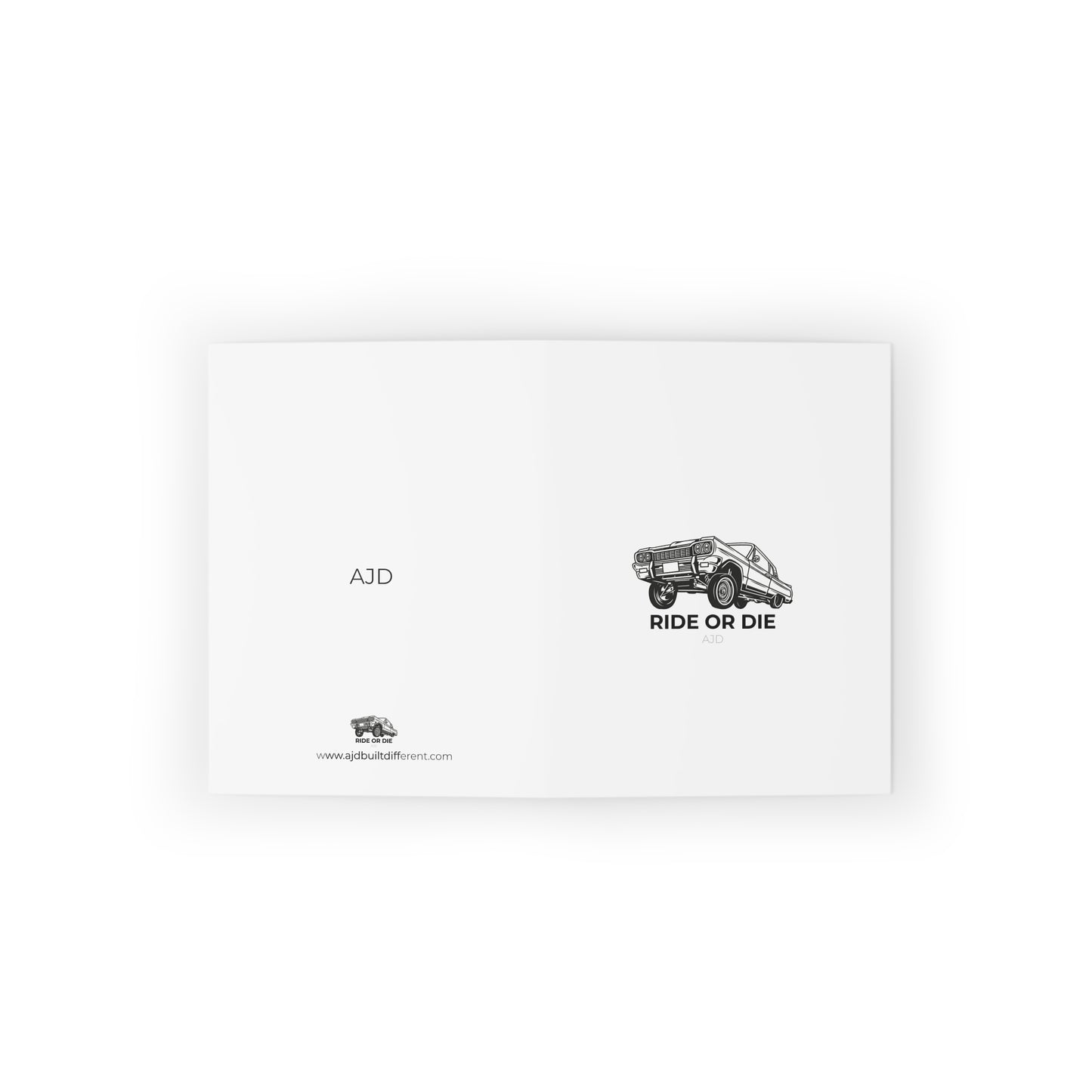 Ride or Die - Greeting Card