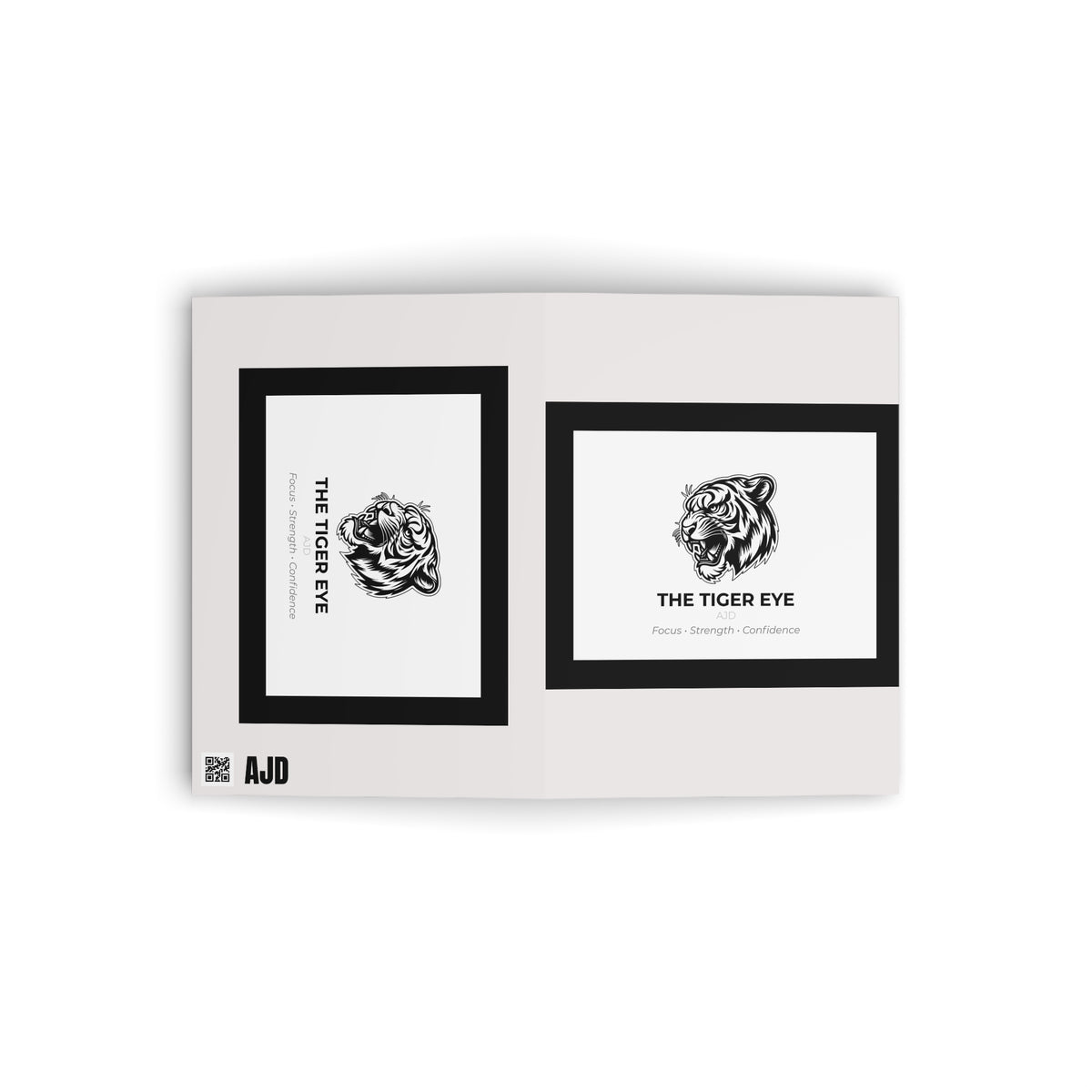 The Tiger Eye Inspirational Greeting Card