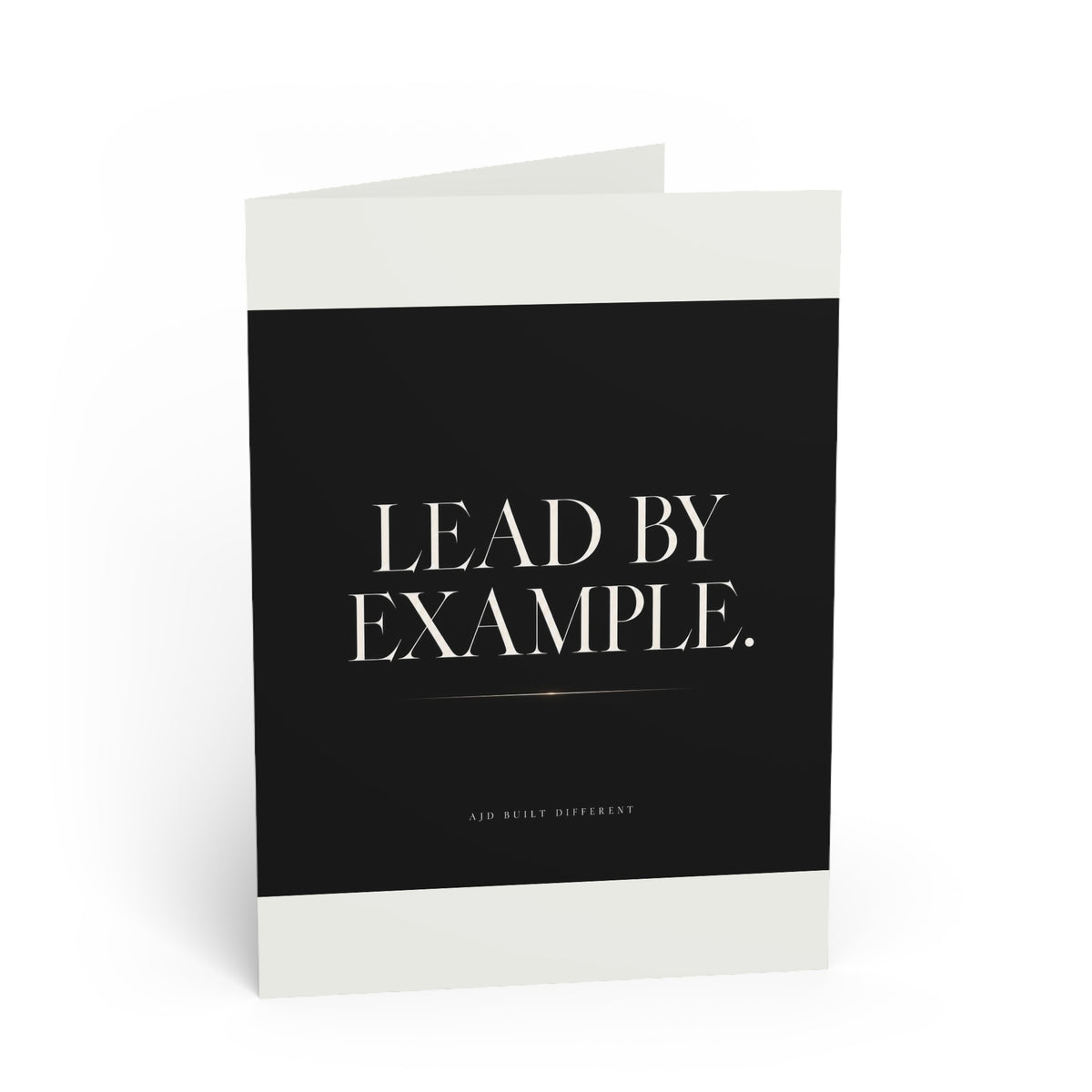 2-in-1 Lead by Example Greeting Card & Postcard