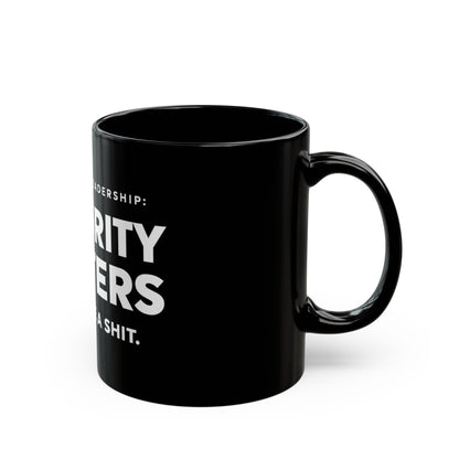 Integrity Matters Leadership Black Mug