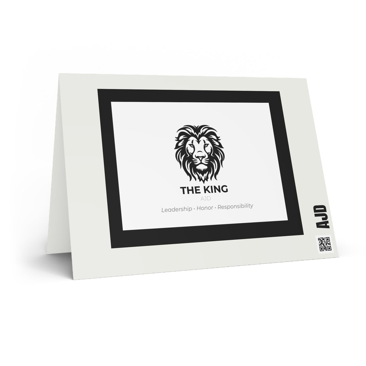 The King Lion Leadership Greeting Card