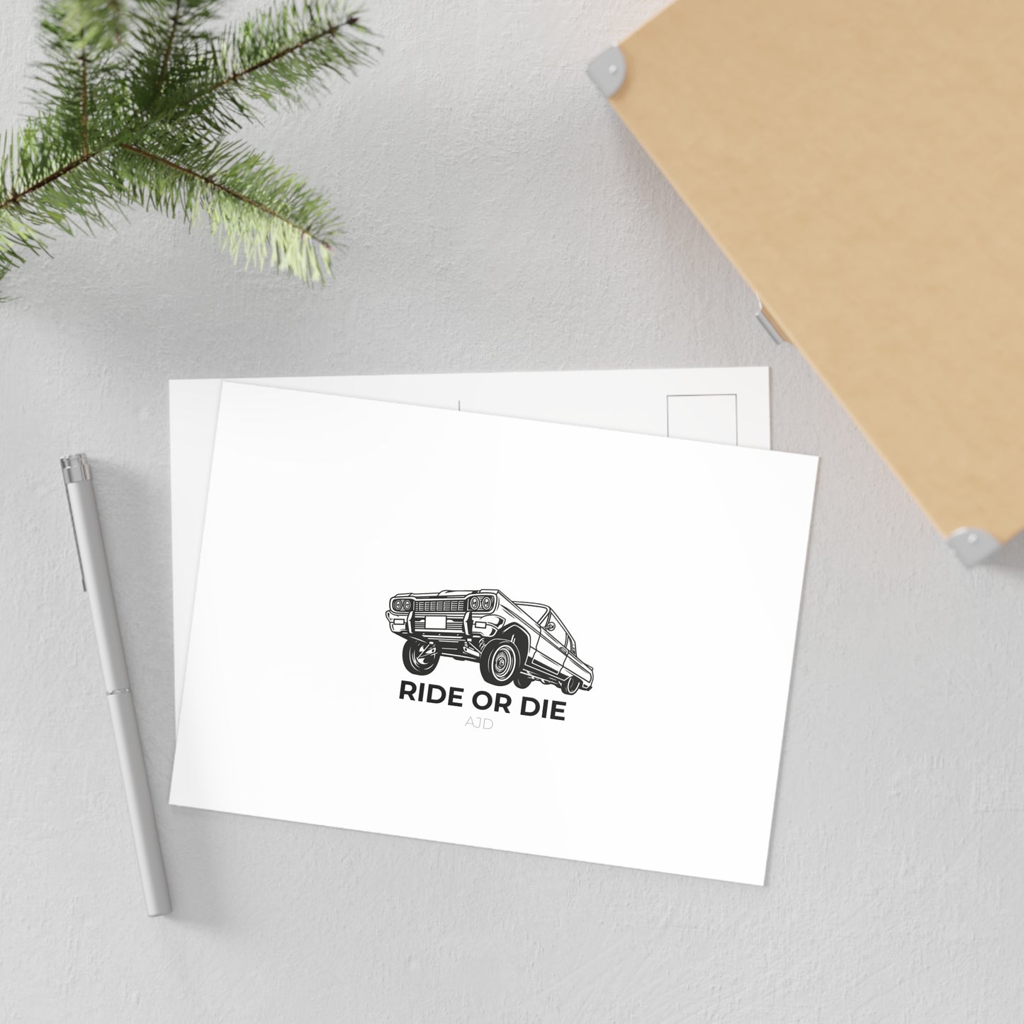 Ride or Die Postcard