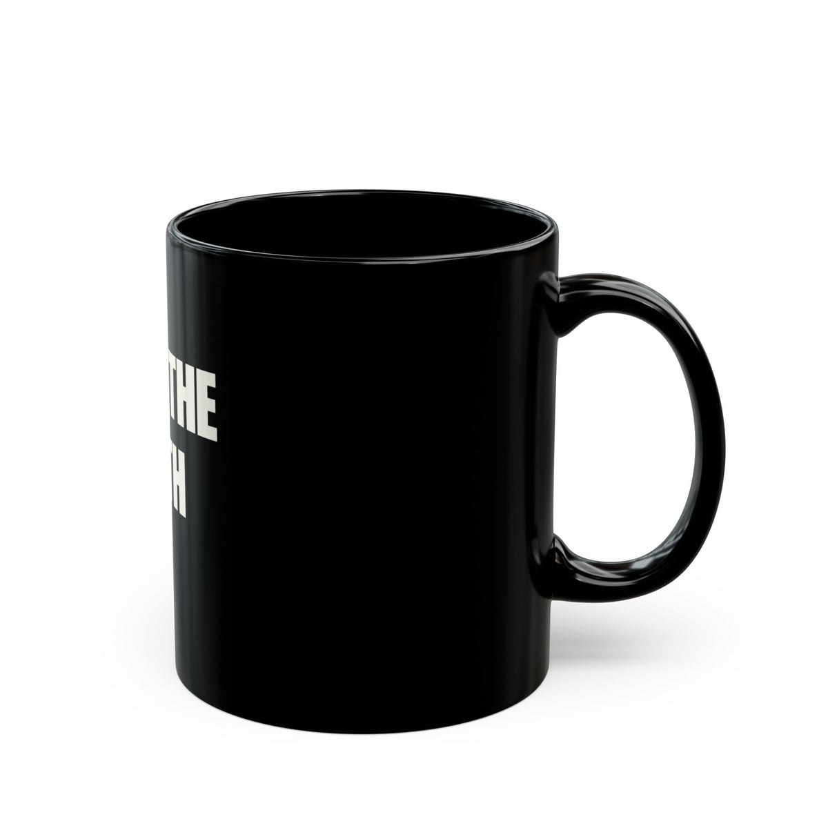 Keep The Faith Black Coffee Mug