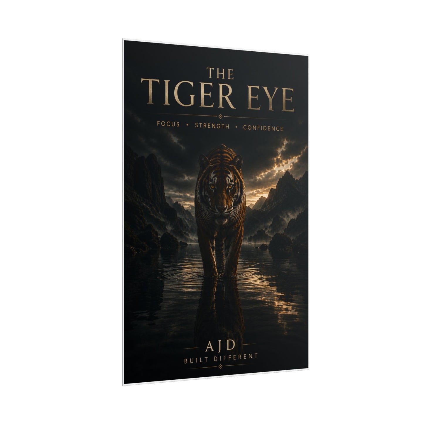Tiger Eye Poster