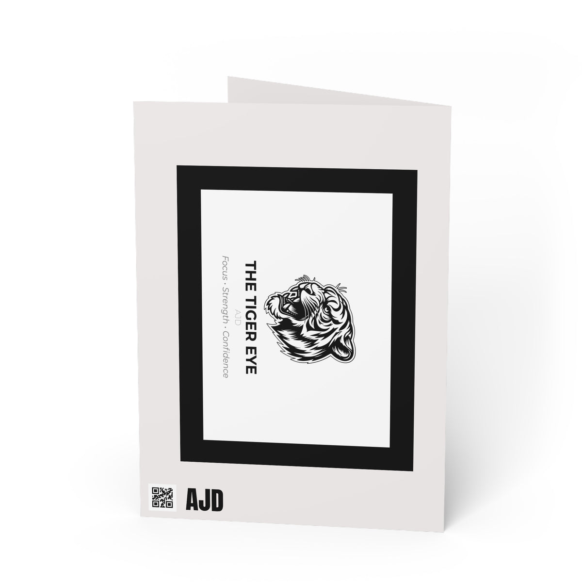 The Tiger Eye Inspirational Greeting Card