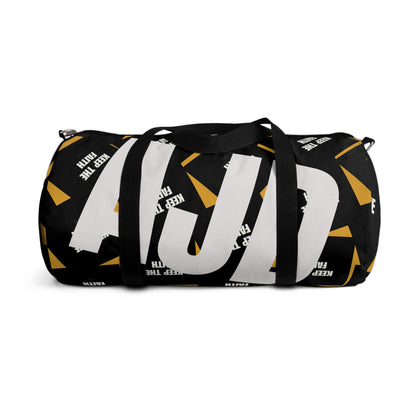 AJD Built Different Typography Duffel Bag