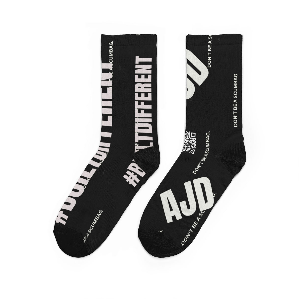 AJD Built Different Padded Crew Socks