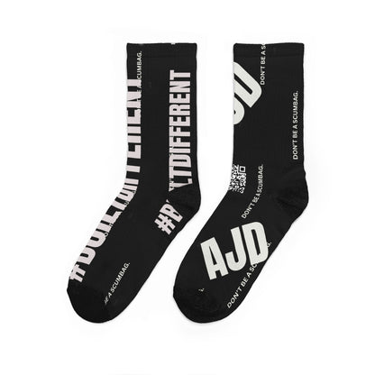 AJD Built Different Padded Crew Socks