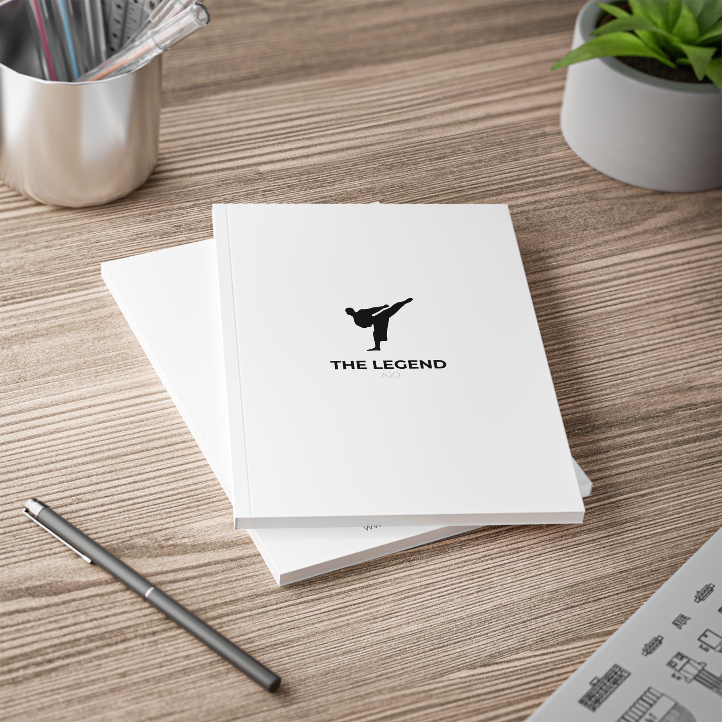 The Legend Softcover Notebook