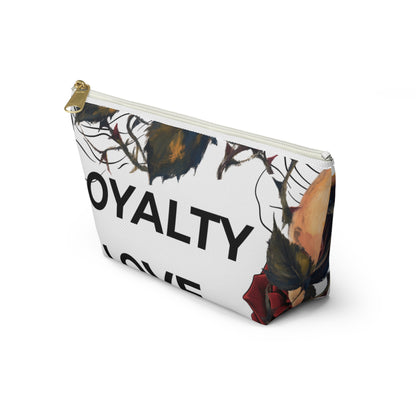 Loyalty Love Rose Floral Accessory Pouch