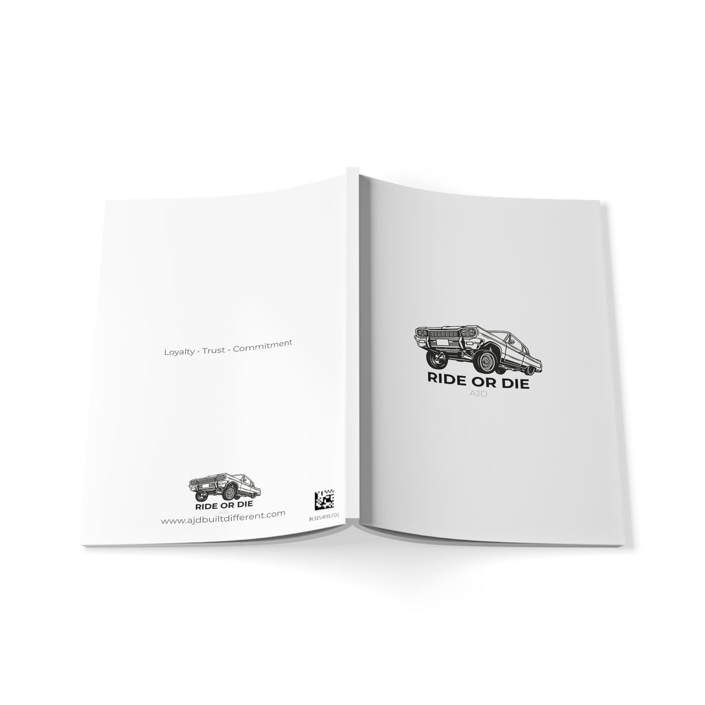 Ride or Die Softcover Notebook