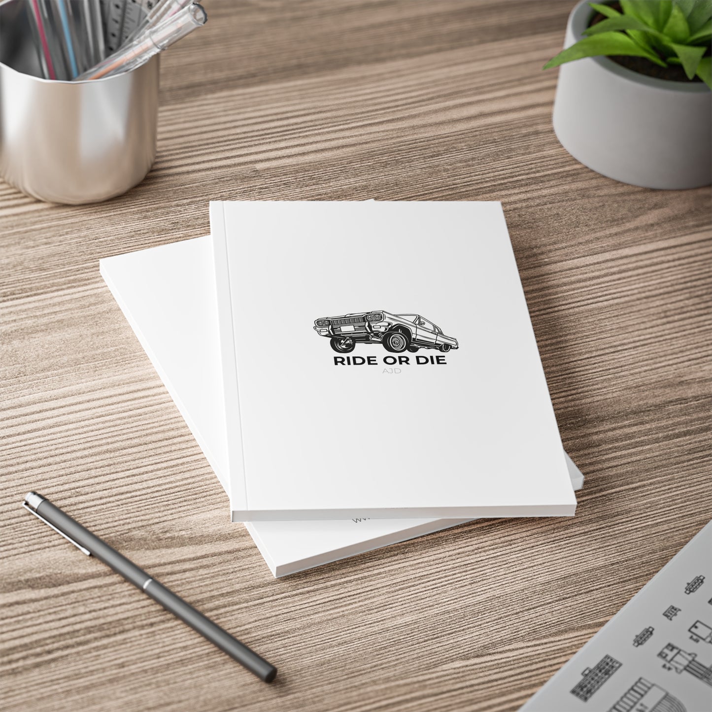 Ride or Die Softcover Notebook