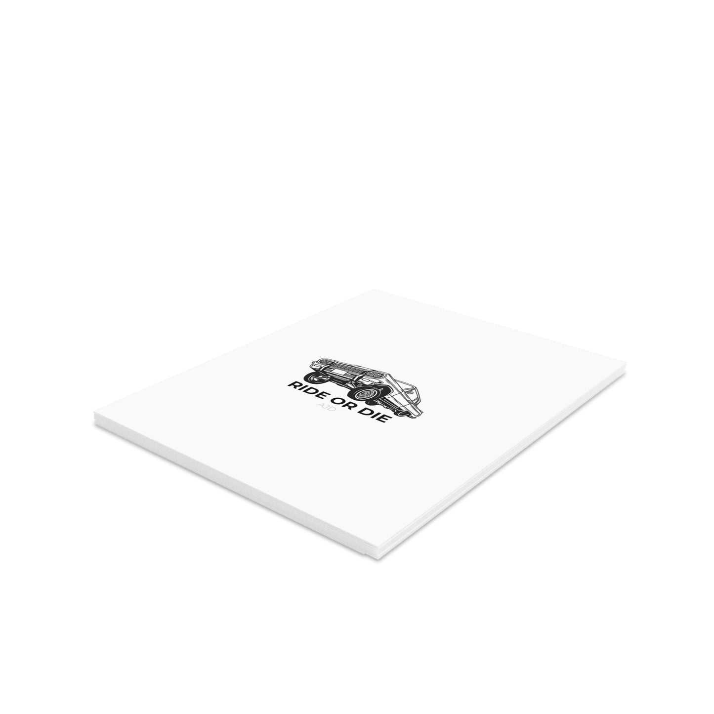 Ride or Die - Greeting Card