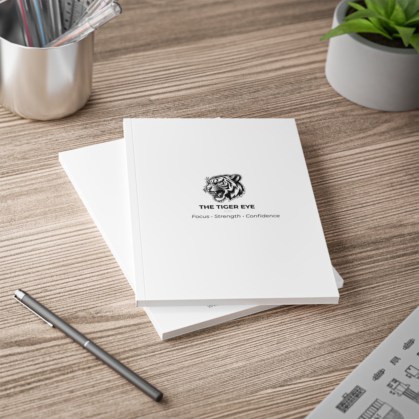 The Tiger Eye Softcover Notebook