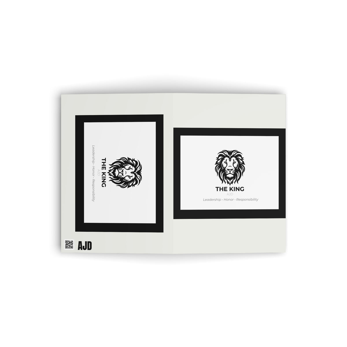The King Lion Leadership Greeting Card