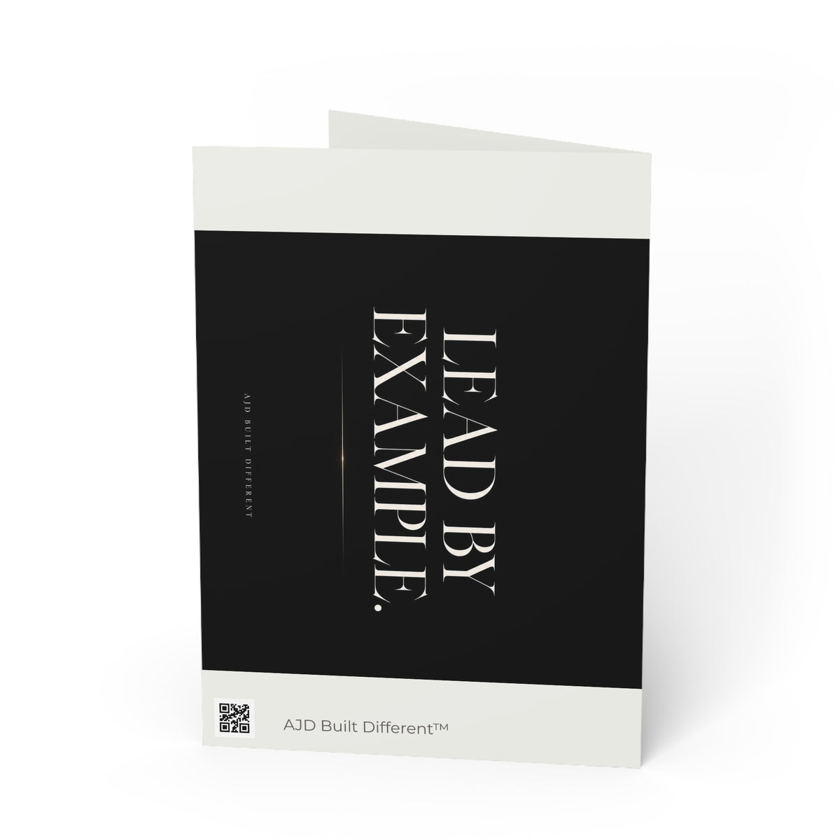 2-in-1 Lead by Example Greeting Card & Postcard